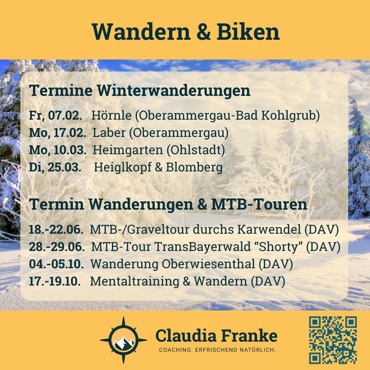 MTB und Wandertouren